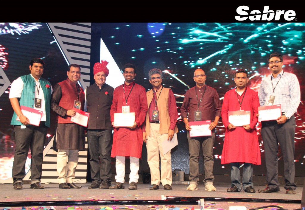 Sabre employees in Bangalore are acknowledged for their contribution to the company during 10th anniversary celebration