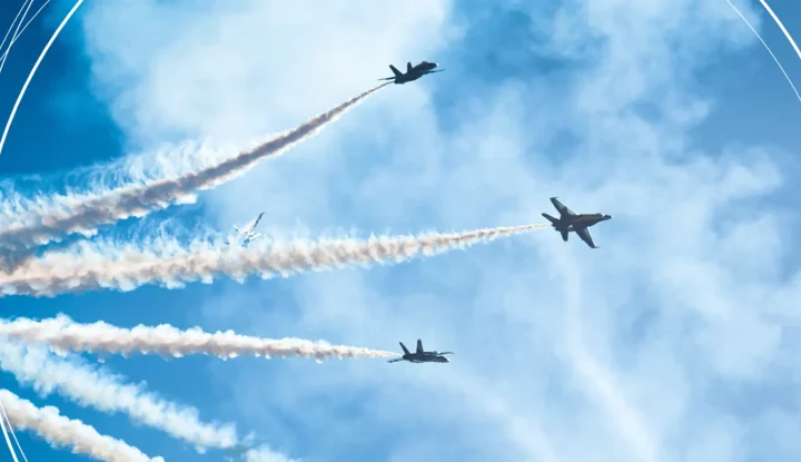 FIO airplane formation